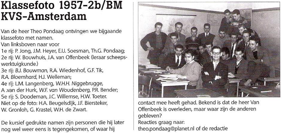 Klasse foto 1957