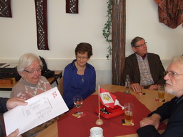 Bijeenkomst in verzorgingshuis Raffy in Breda januari 2014
