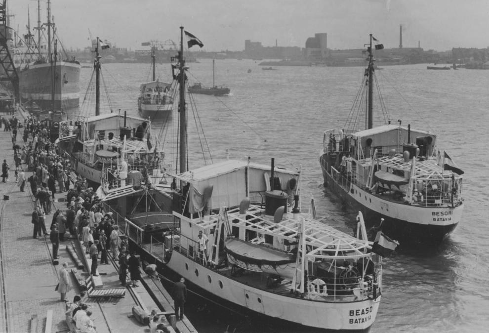 Vertrek vanaf de Parkkade Rotterdam
